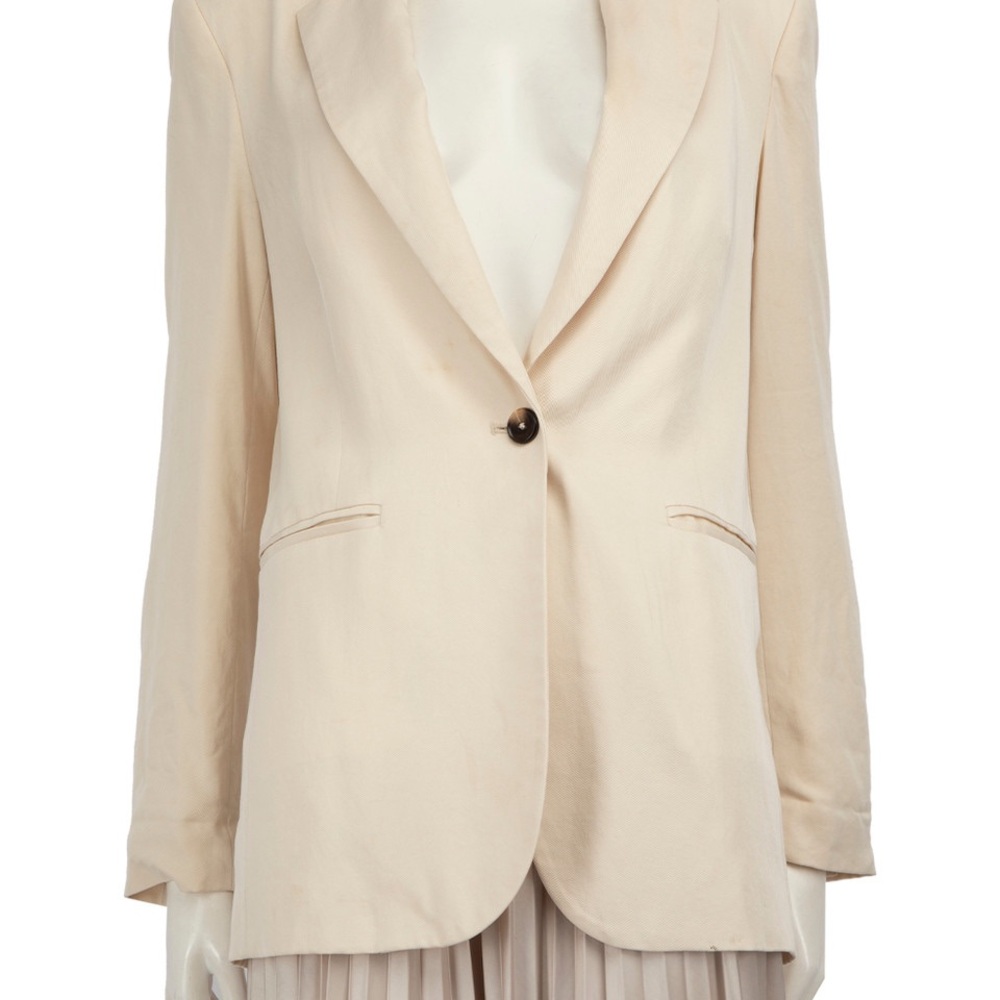 Reformation Cream Blazer